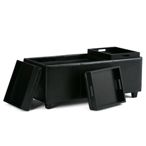 Avalon - Upholstered Storage Ottoman by Couch.com