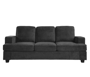 Modern Sofa, Comfortable 3 Seater Couch With Deep Seating, Loose Back Cushions, Wide Arms by Couch.com