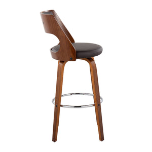 Cecina - Mid-Century Modern Barstool With Swivel (Set of 2) by Couch.com