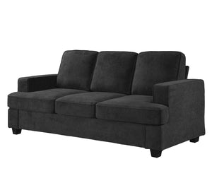 Modern Sofa, Comfortable 3 Seater Couch With Deep Seating, Loose Back Cushions, Wide Arms by Couch.com