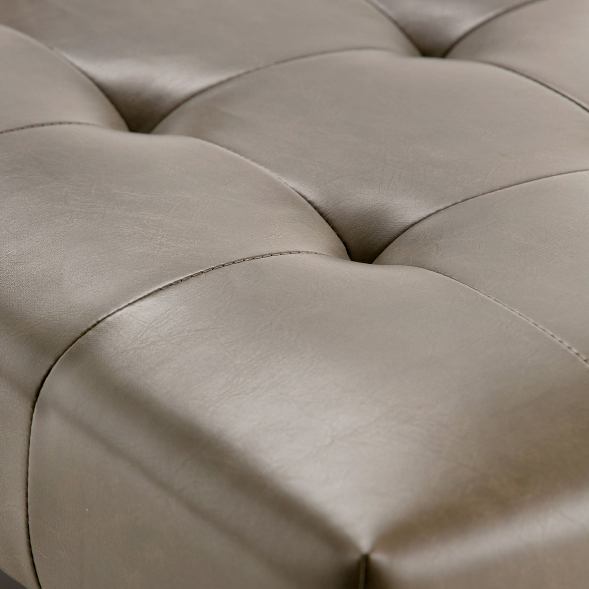 Draper - Upholstered Mid Century Tufted Ottoman Bench by Couch.com