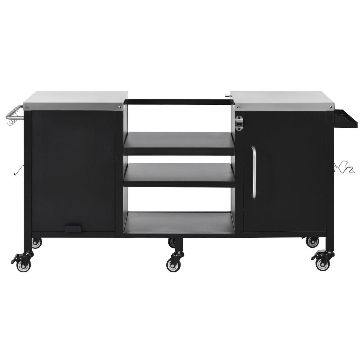 K&K 72.4' Large Grill Table for Big Green Egg