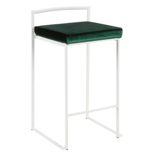 Fuji - Simple Elegance, Contemporary Stackable Counter Stool by Couch.com
