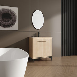 Modern Bathroom Vanity Base With Basin And Storage Cabinet by Couch.com