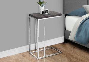 Accent Table, C - Shaped, Tempered Glass, Stylish Design Contemporary & Modern by Couch.com