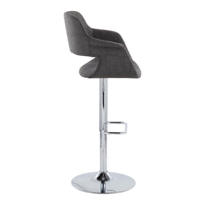 Vintage Flair - Mid Century Modern Adjustable Barstool (Set of 2) by Couch.com