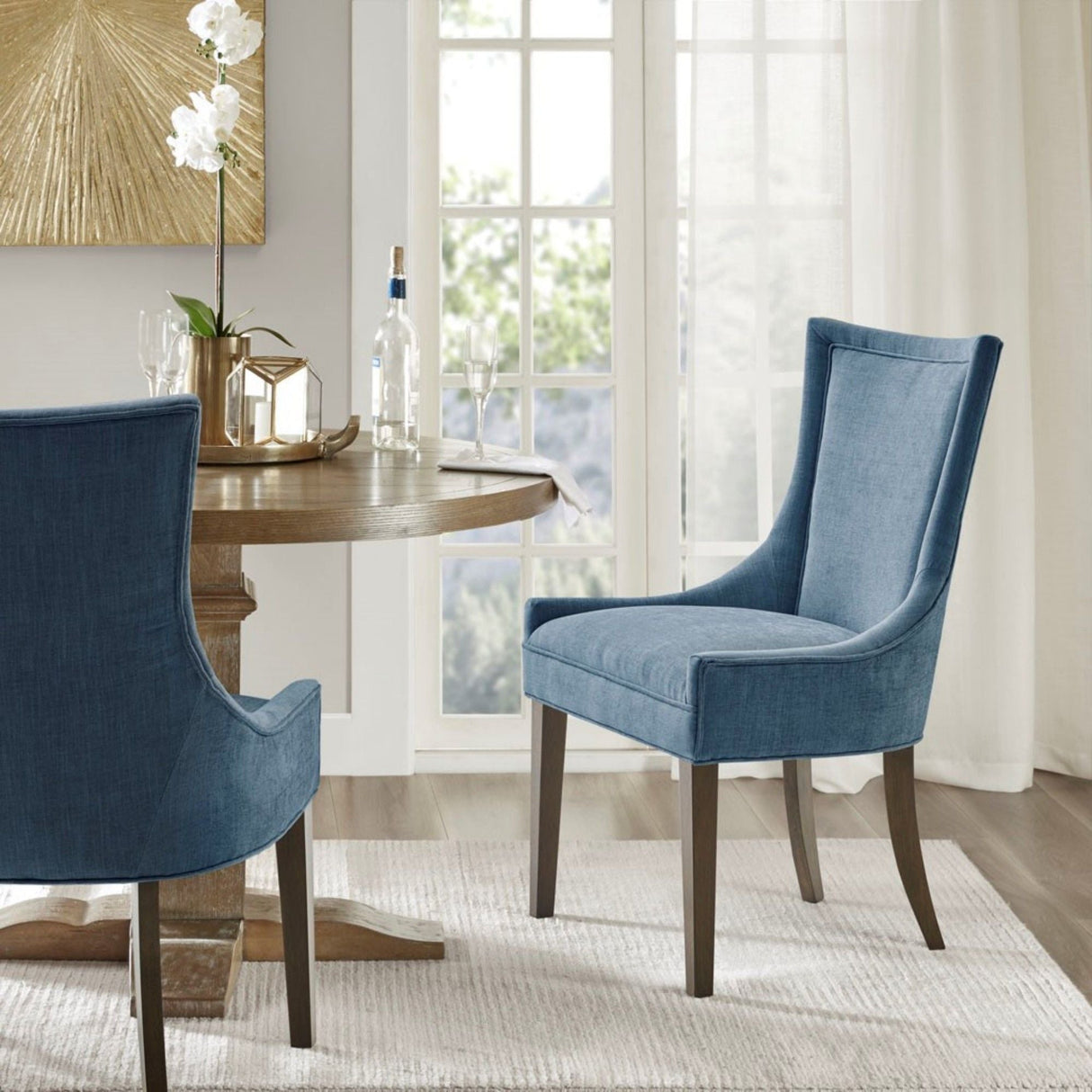 Ultra - Dining Side Chair With Chenille Upholstery (Set of 2) by Couch.com