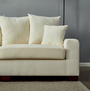 5 Seater Oversized Convertible L & U Shaped Couch by Couch.com