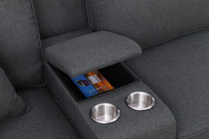 Eric - 9 Piece Upholstered Sectional With Ottoman