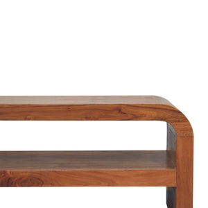 Darcy - Media Unit With Shelf - Antique Brown by Couch.com