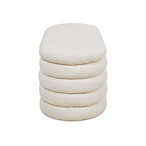 Fuji - Upholstered Oval Storage Bench by Couch.com