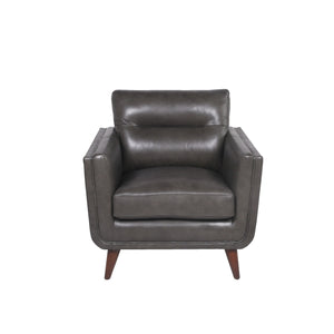 Mid-Century Leather Chair by Couch.com