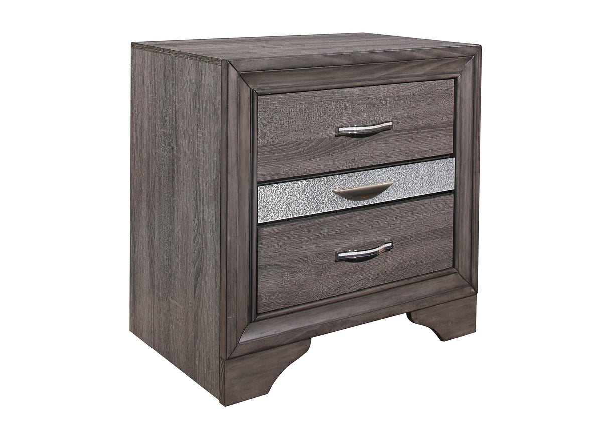 Ryder - Sparkle Nightstand - Gray by Couch.com