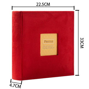 1Pc 4 Colors Holds Photos Slip In Memo Photo Album Family Memory Notebook Picture Albums 200 Photos For Photographs Albums Book  Scrapbook Paper Baby Family Scrapbook Albums
