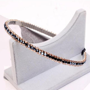1Pc Crystal Rhinestone Pearl Hair Hoop Headband Bridal Wedding Hair Accessories Girl Beauty Headwear Headdress Women Headpieces