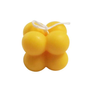 1pc Cube Wax Geometry Candle Soy Wax Candles Beautiful Art Candle Present Statue Scented Candles Decoration for Wedding Home Decor Candle Shaped Candles Wax Smokeless Oil Aromatherapy Candle For Christmas Wedding Home Decor