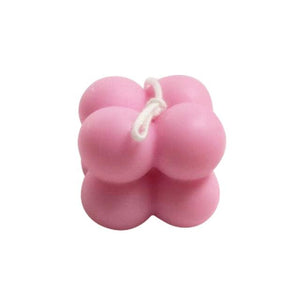1pc Cube Wax Geometry Candle Soy Wax Candles Beautiful Art Candle Present Statue Scented Candles Decoration for Wedding Home Decor Candle Shaped Candles Wax Smokeless Oil Aromatherapy Candle For Christmas Wedding Home Decor