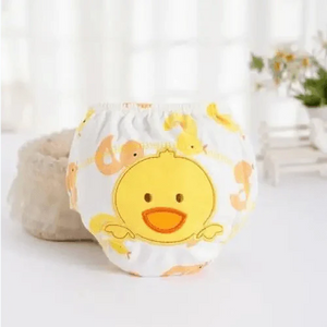 1Pcs Cute Baby Diapers Reusable Nappies Cloth Diaper Washable Cotton Training Pants Panties