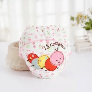 1Pcs Cute Baby Diapers Reusable Nappies Cloth Diaper Washable Cotton Training Pants Panties