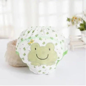 1Pcs Cute Baby Diapers Reusable Nappies Cloth Diaper Washable Cotton Training Pants Panties