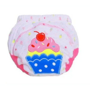 1Pcs Cute Baby Diapers Reusable Nappies Cloth Diaper Washable Cotton Training Pants Panties