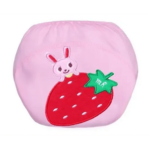 1Pcs Cute Baby Diapers Reusable Nappies Cloth Diaper Washable Cotton Training Pants Panties