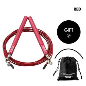 1PCS Fitness Speed Jump Rope Professional Skipping Rope For Boxing Fitness Skip Workout Training Speed Jump Rope With Aluminium Alloy Handle For Gym Cardio Fitness Training