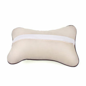 1pcs Universal Car Neck Pillows PVC Leather Breathable Mesh Auto Car Neck Rest Headrest Cushion  Headrest Pillow Pillow Neck Pillows Both Side Pu Leather Pack Headrest Fit for Most Cars Filled Fiber Universal Car Pillow Car Interior Accessories