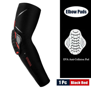 1Piece Sports Elbow Support Pads Breathable Arm Compression Shield Shape Crash Proof Elbow Pads Arm Sleeve Compression Sleeve For Outdoor Sports Running Basketball Football Volleyball Arm Cover