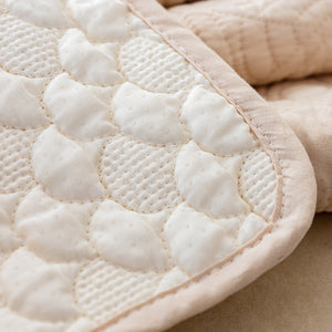 Cotton Quilted Sofa Cover, Non-Slip Couch Protector Fits Backrest, Seat & Armrest