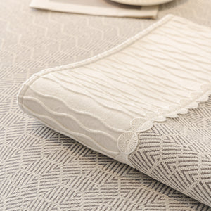 Herringbone Sofa Protector Cover, Non-Slip Couch Cover for Seat, Back & Arms