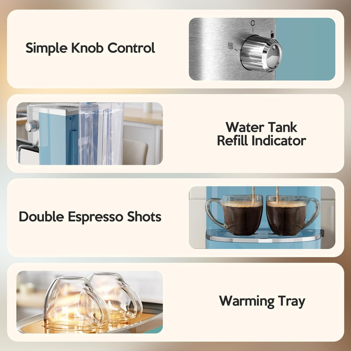 2 in 1 Espresso Machines Support Capsule Coffee Automatic Cappuccino Coffee Maker CM8054