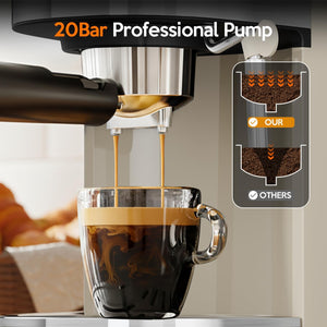 2 in 1 Espresso Machines Support Capsule Coffee Automatic Cappuccino Coffee Maker CM8054