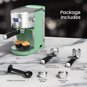 2 in 1 Espresso Machines Support Capsule Coffee Automatic Cappuccino Coffee Maker CM8054