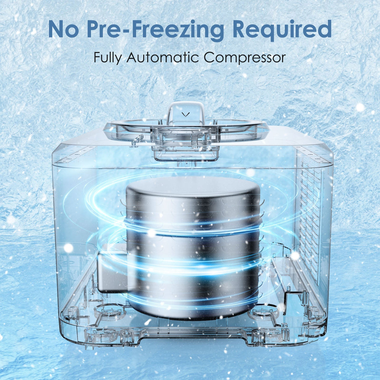 2 in 1 Ice Cream Machine for Gelato Yogurt Sorbet IC3915SY