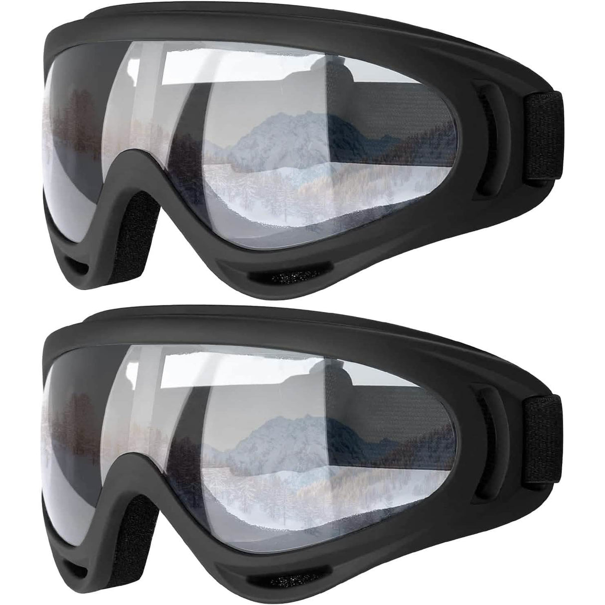2-Pack: Anti-Scratch Dustproof Sports Goggles