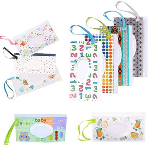 2-Pack: Reusable Wet Wipe Pouch