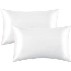 2-Pack: Satin Pillowcases with Envelope Closure