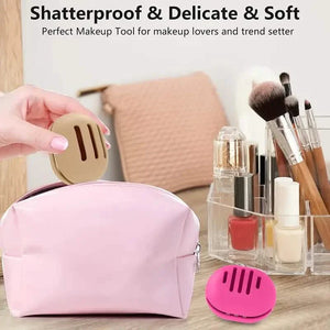 2-Pack: Silicone Makeup Sponge Holder Case