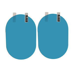 2 Pcs Car sticker Rainproof Film For Car Rearview Mirror Car Rearview Mirror Rain Film Clear Sight In Rainy Days Car Film Rear Mirror Protective Film Anti Fog Window Clear Rainproof Rear View Mirror Protective Soft Film Auto Accessories