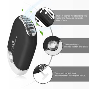 2-Piece: Rechargeable Handheld Mini Eyelash Fan