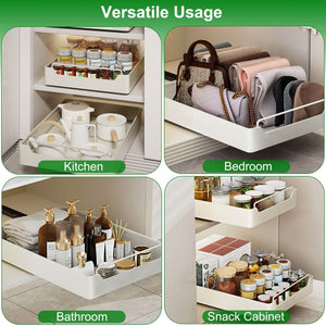 2-Pieces: Pull Out Cabinet Organizers