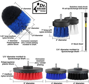 20-Pack: Holikme Drill Brush Attachments Set