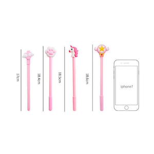 20-Piece: Cute Gel Cartoon Pen Set