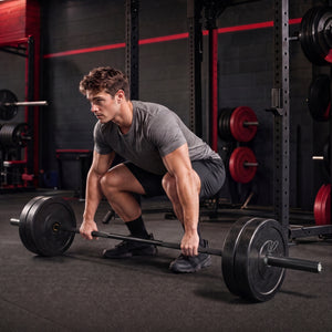 2000 lbs Weight Lifting 7FT Olympic Bar for Olympic Plates for Squats and Home Gym-Black