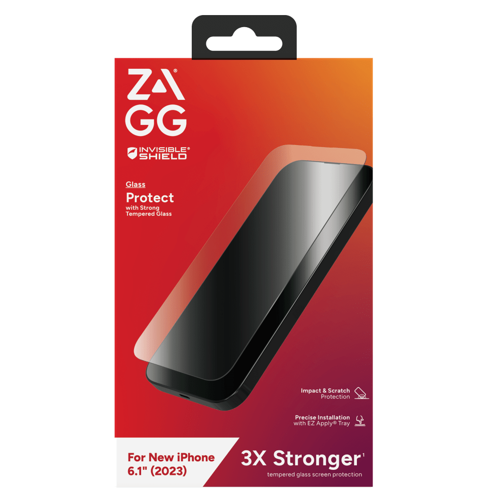 ZAGG InvisibleShield Glass Screen Protector for Apple iPhone 15 by ZAGG