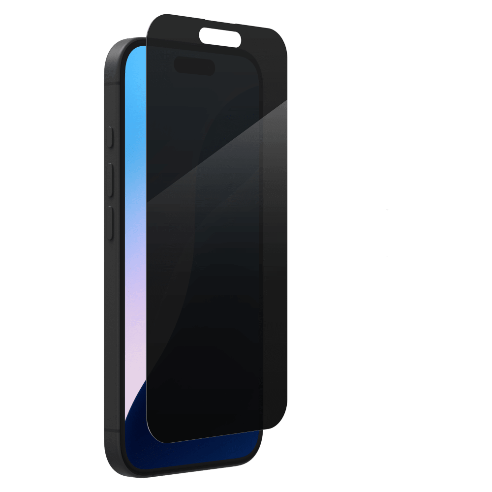 ZAGG Invisible Shield Glass Elite Privacy Screen Protector for Apple iPhone 16 / iPhone 15 by ZAGG