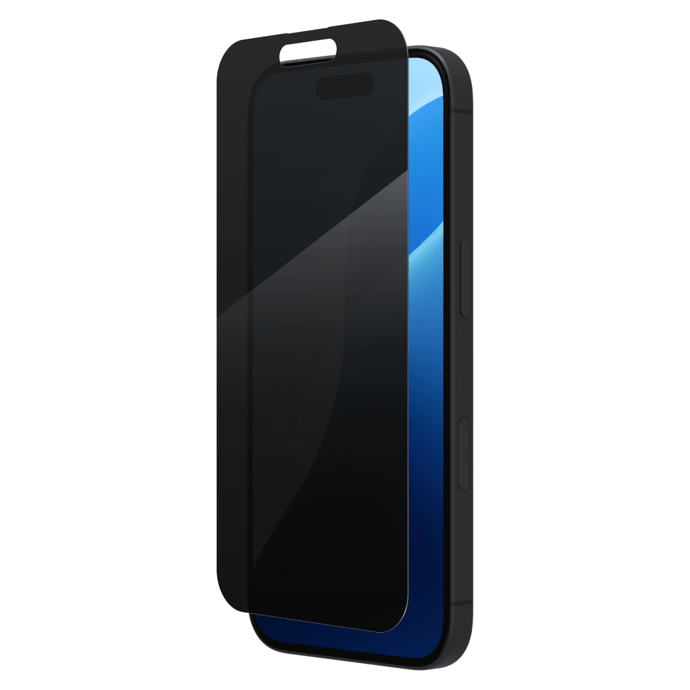 ZAGG Invisible Shield Glass Elite Privacy Screen Protector for Apple iPhone 16 / iPhone 15 by ZAGG