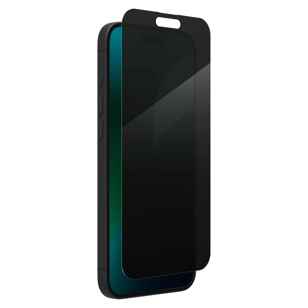 ZAGG Invisible Shield Glass Elite Privacy Screen Protector for Apple iPhone 16 Plus / iPhone 15 Plus by ZAGG