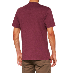 100% Icon T-Shirt - Maroon - Large 20000-00032